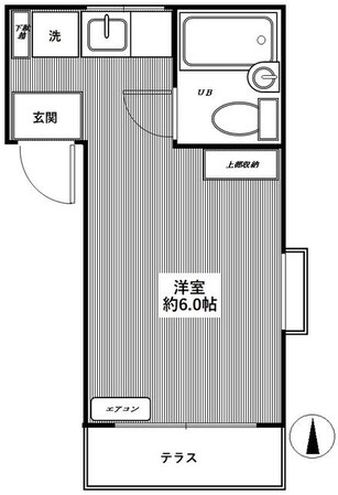 ホワイトビラ水野の物件間取画像